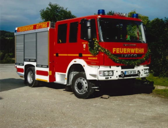 Neu geweihtes Feuerwehrauto 2010